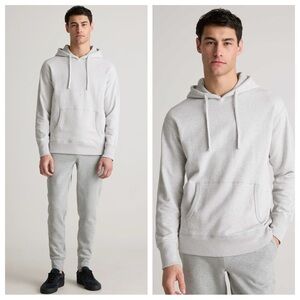 Quince Tencel Modal Midweight Sweatpants in Light Heather Grey